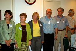 Bonnie Burdett, Jeanne MacVicar, Sandy Whipple, David Snow, David Smith, Roland Payne