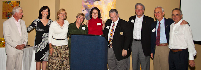 The retiring 2009-2010 LARC Board